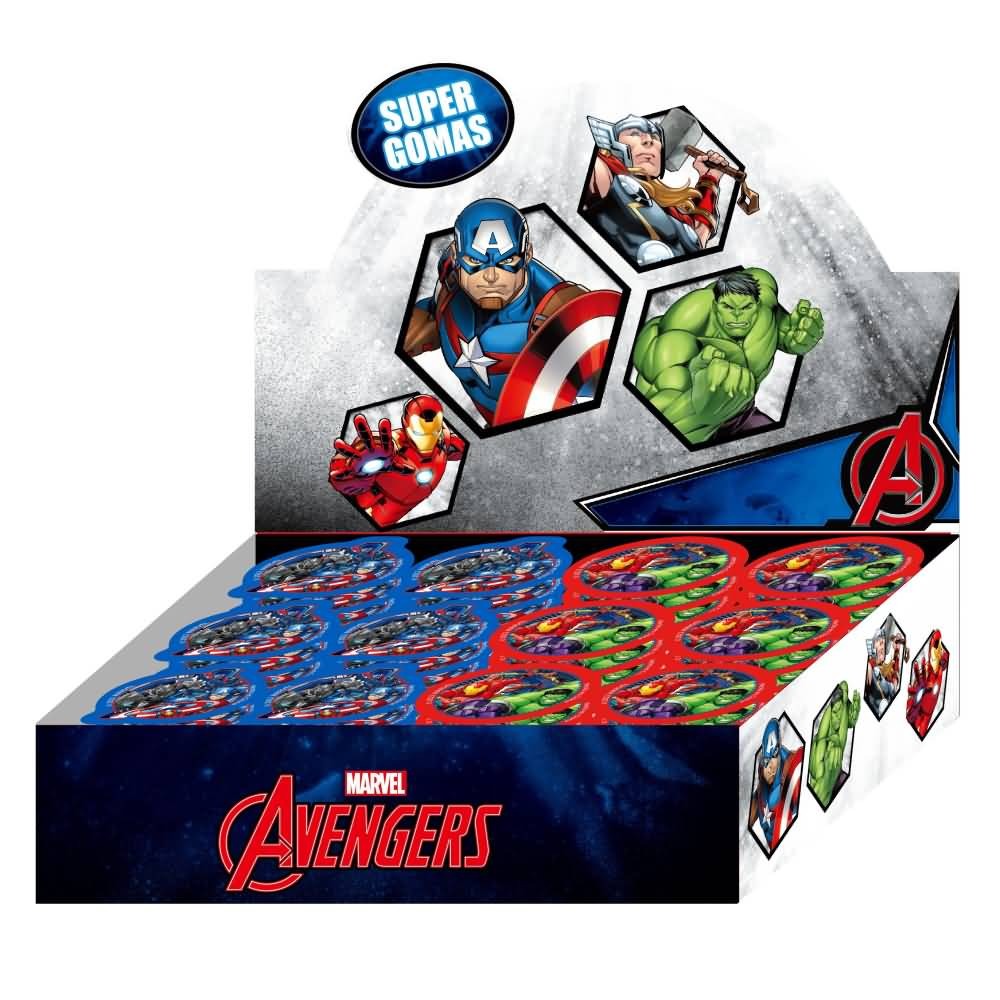 GOMA BORRAR P/LAPIZ AVENGERS