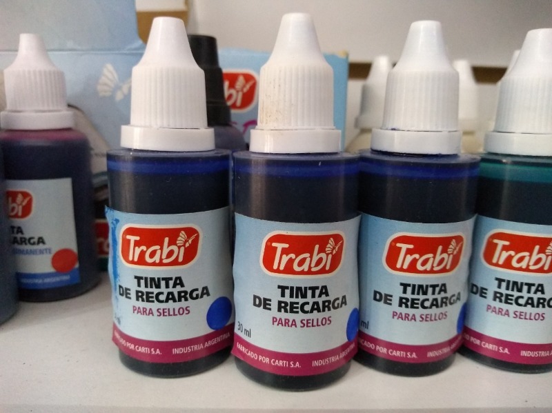 TRABI TINTA P/SELLOS DE GOMA 30ml.