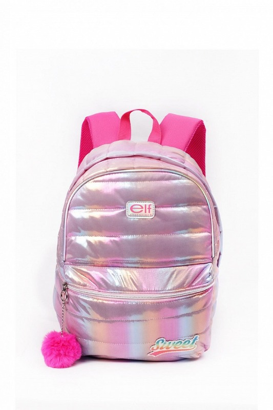 MOCHILA ESPALDA TORNASOL ROSA ELF.