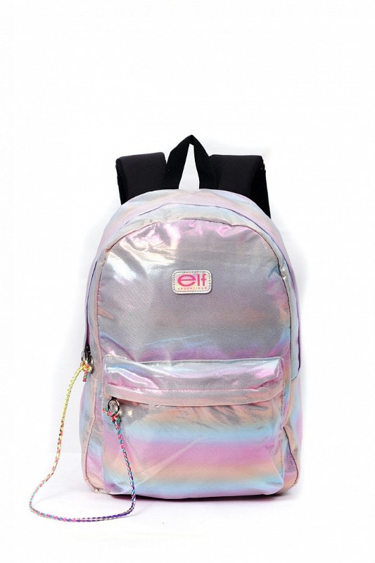 MOCHILA ESPALDA TORNASOL ROSA/CEL ELF