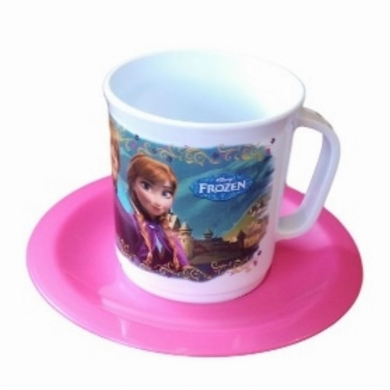 SET TAZA C/PLATO Y CUCHARITA FROZEN
