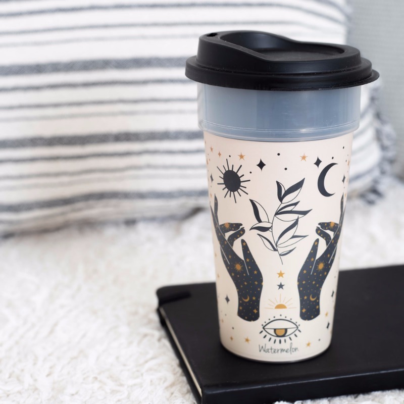 MUG DOBLE CAPA FLORCITA/FRECUENCIA/MAGIA