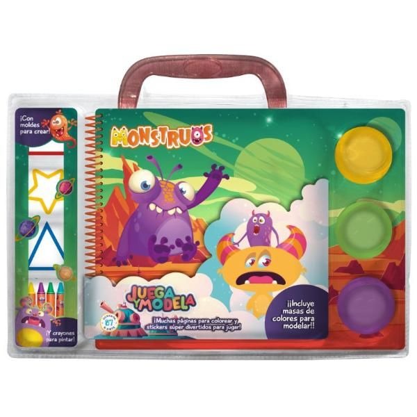 SET DE ARTE JUEGA/MODELA MONSTRUOS