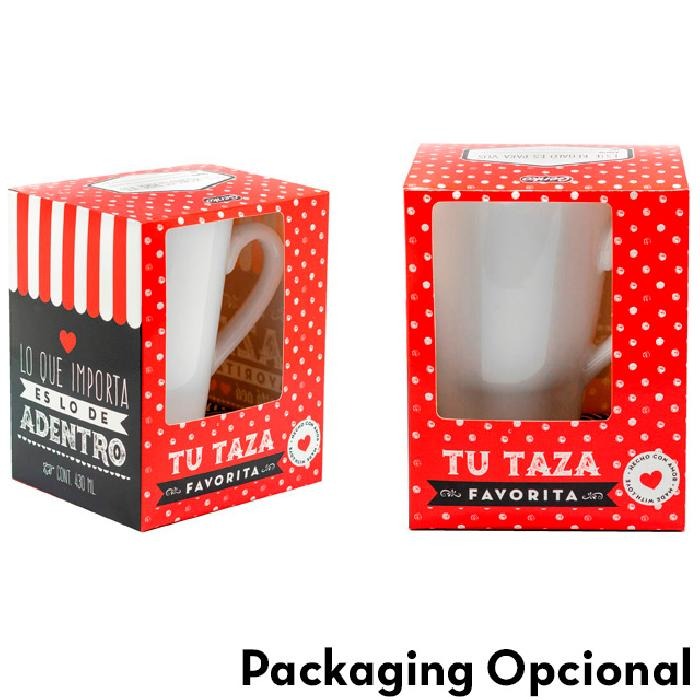 TAZA CERAMICA CONICA GRANDE C/CAJA