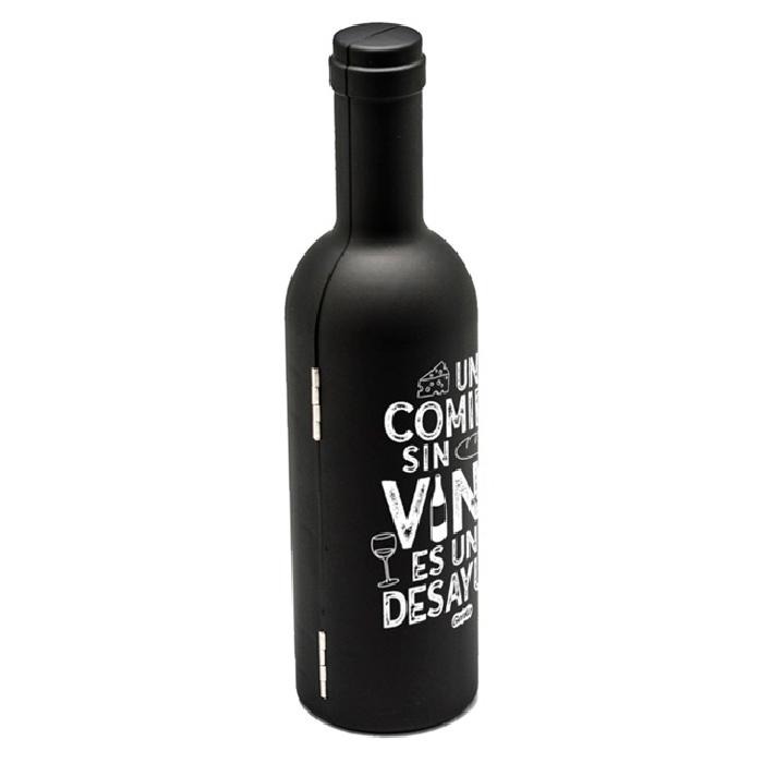 BOTELLA C/3 ACCESORIOS P/VINO
