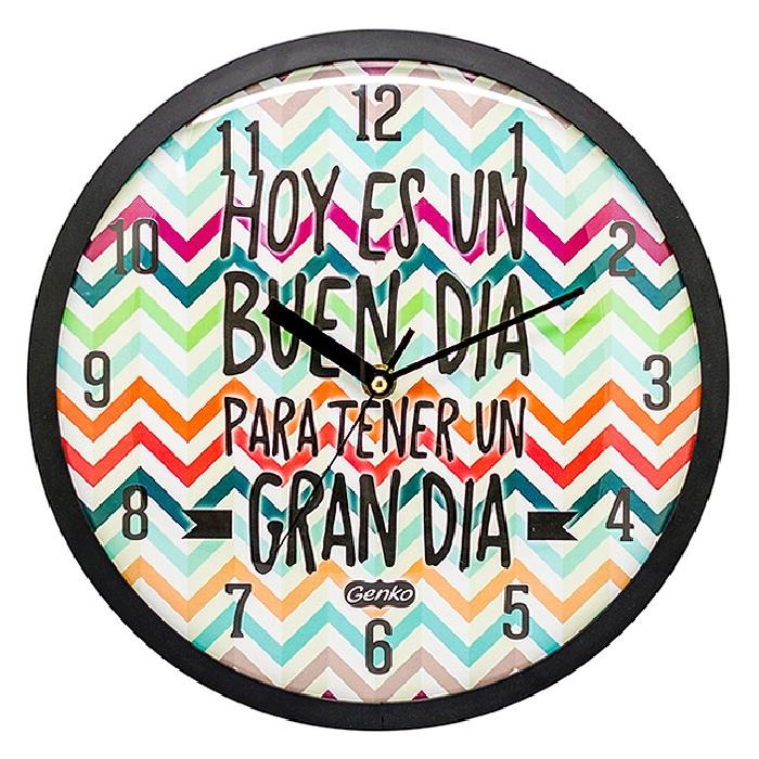 RELOJ C/VIDRIO DE PARED DIF.DISEÑOS
