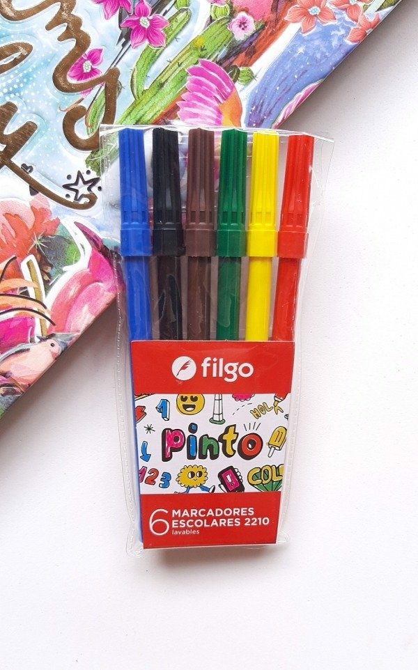 MARCADORES X 6 COL. 2210 FILGO