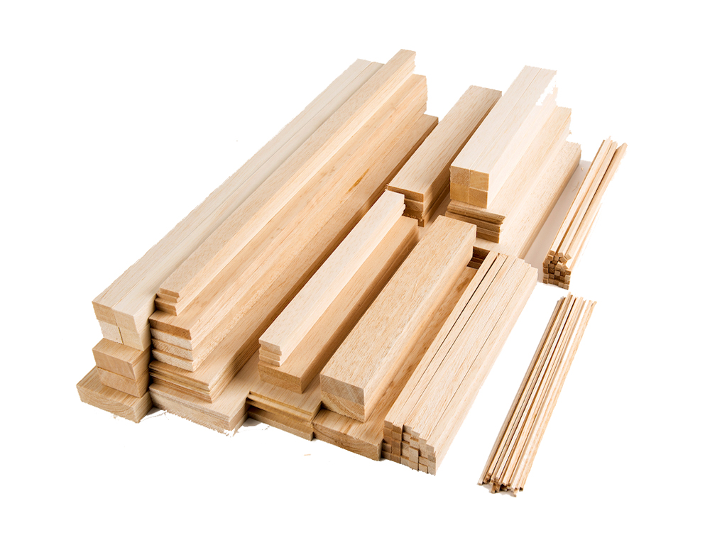 VARILLA BALSA 8x25mm.