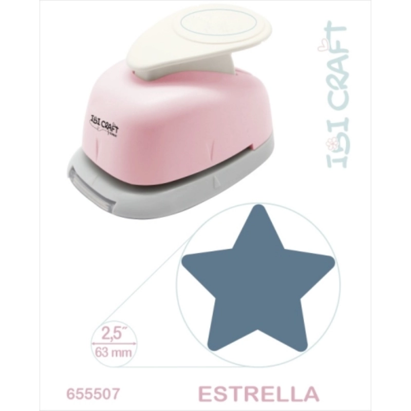 PERFORADORA C/FORMA 64mm.ESTRELLA IBI