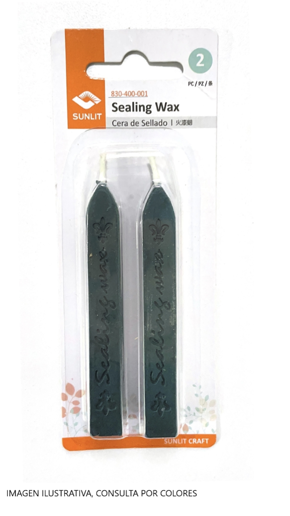 BARRAS de LACRE VELAS x2u. COLOR