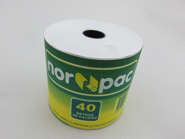 ROLLO PAPEL OBRA 57mm.x40m.x1u.NORPAC