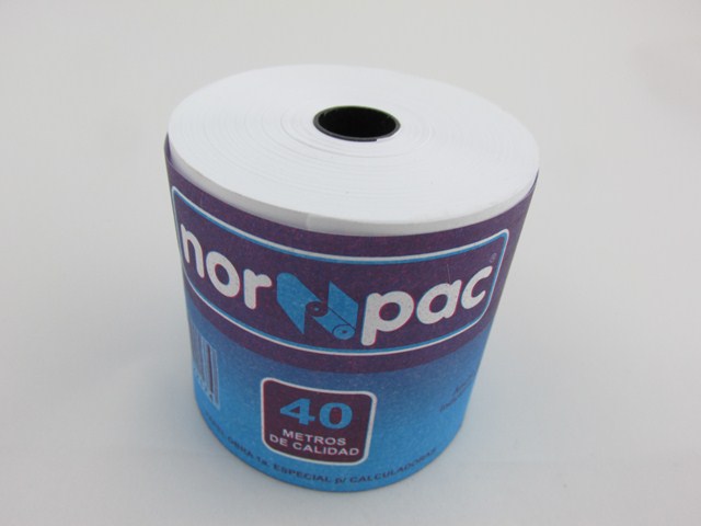 ROLLO PAPEL OBRA 60mm.x40m.x1u.NORPAC