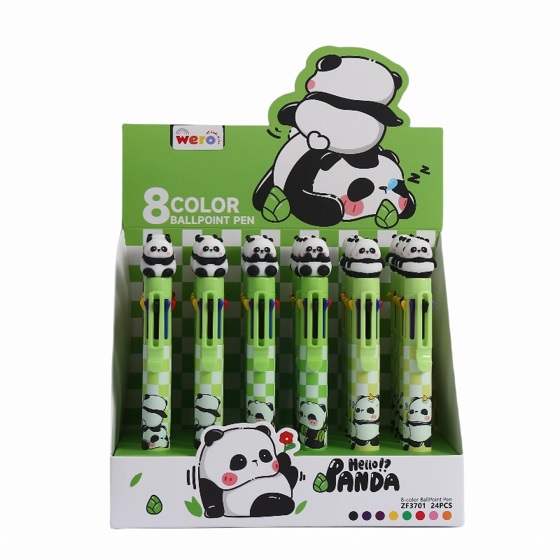 BOLIGR.1mm. RETRACTIL  8 COLORES PANDA