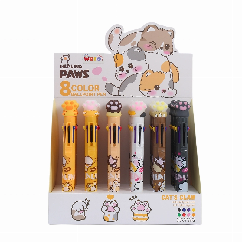 BOLIGR.1mm. RETRACTIL  8 COLORES PAW
