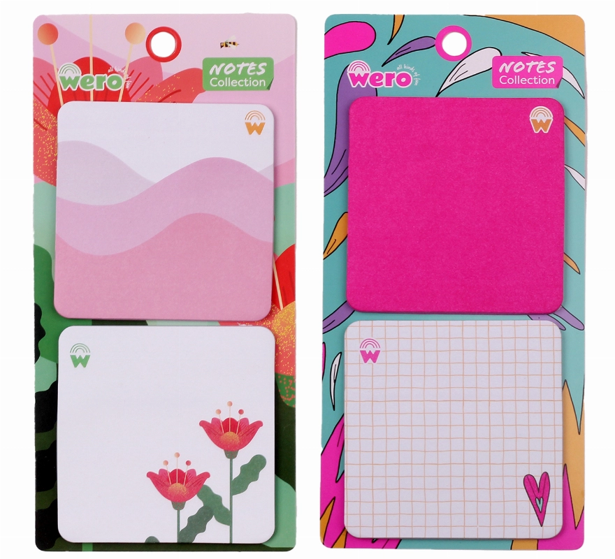 NOTA ADH 70x70mm.x25hjs.x2u. GARDEN SPLASH