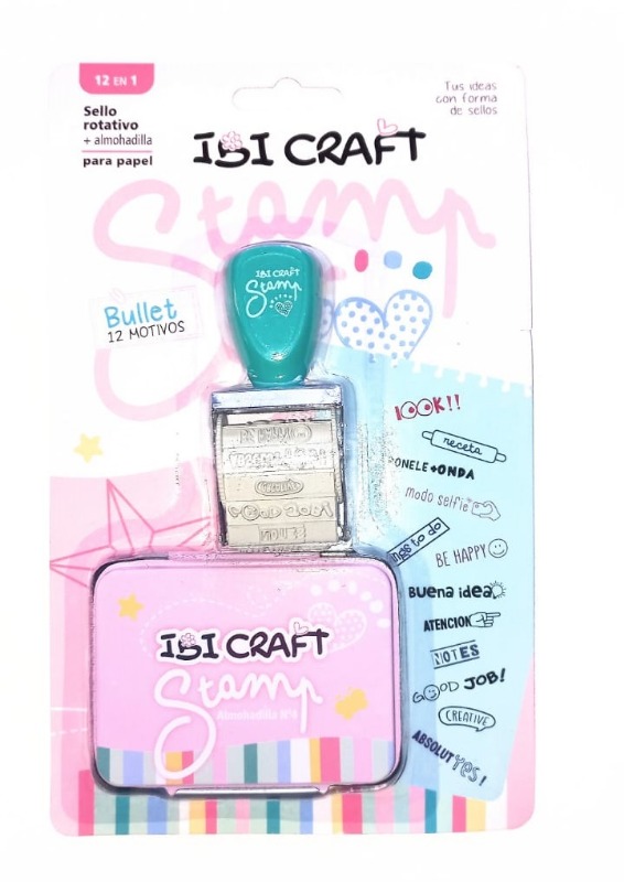 SELLO STAMP SET BULLET (SELLO+ALMOHADILLA)