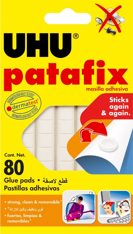 MASILLA ADHESIVA x80u.UHU PATAFIX