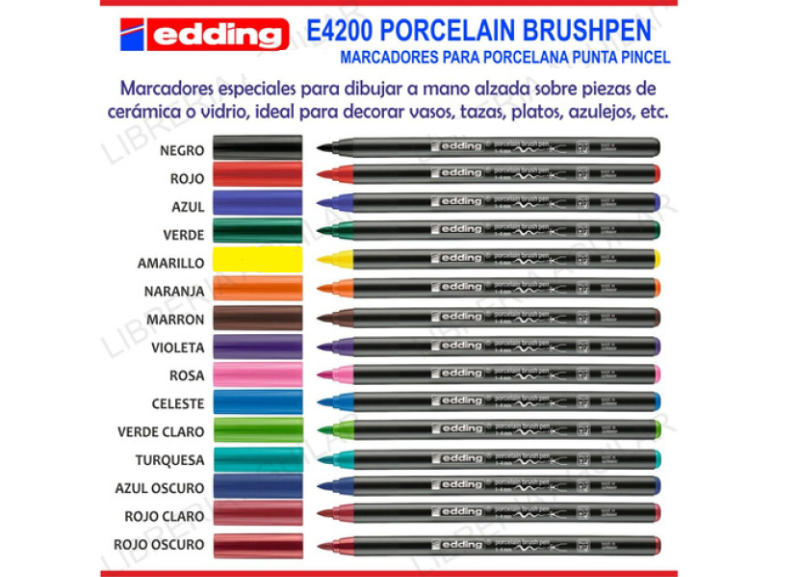 MARC.P/PORCELANA EDDING 4200 FINO