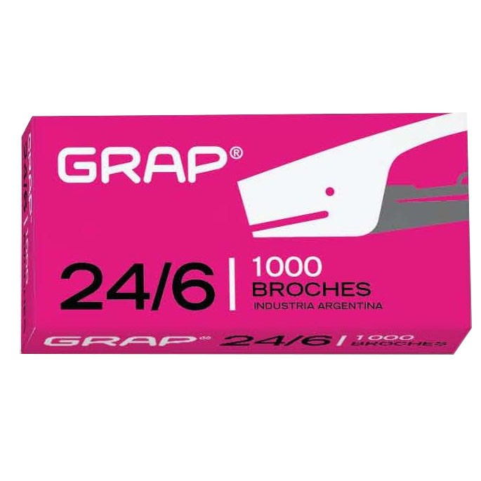 BROCHES P/ABROCH.N*24/6 x1000u.GRAP