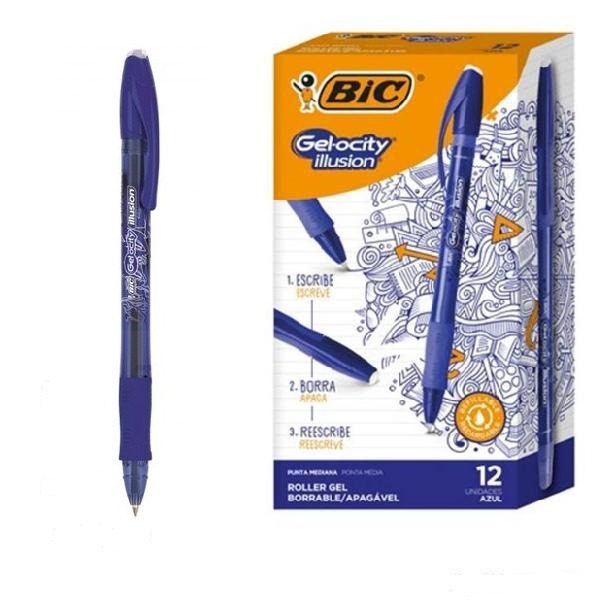 BOLIGR. BORRABLE GELOCITY AZUL BIC