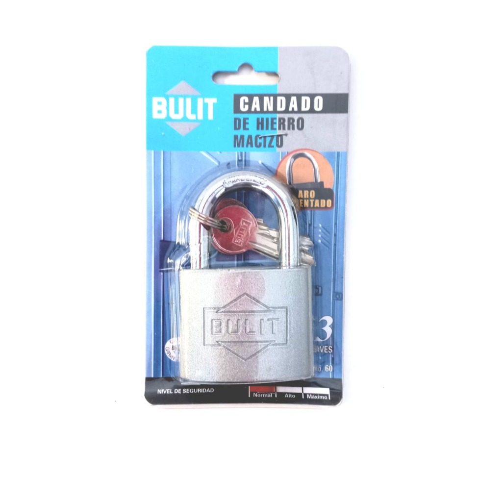 CANDADO de HIERRO ARO CEMENTADO N60