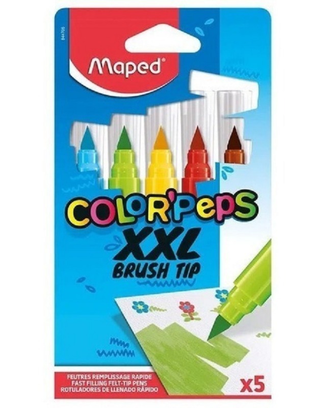 MARCADOR x5u. BRUSH TIP