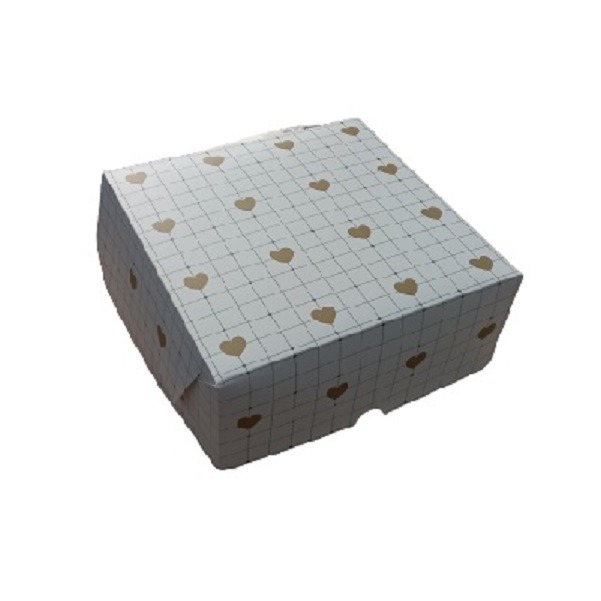 CAJA  CORAZONES 30x30x13cm. (TORTA)