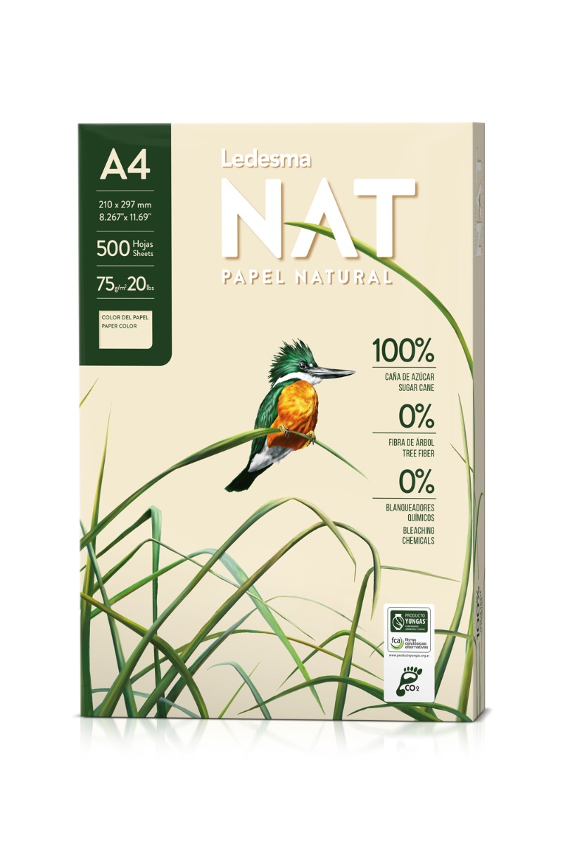 RESMA A4 75grs. NAT. ECOLOGICO X 500hj.