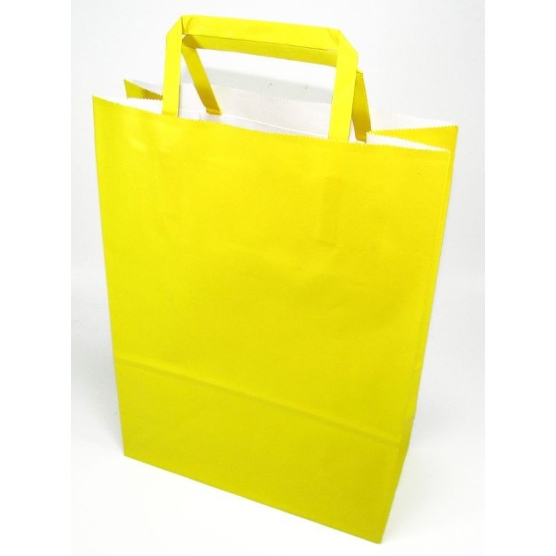 BOLSA REG.C/MJA.22x30x10cm.A.AMARILLO