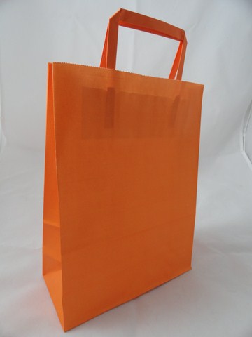BOLSA REG.C/MJA.22x30x10cm.A.NARANJA