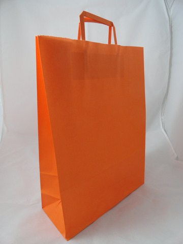BOLSA REG.C/MJA.30x41x12cm.A.NARANJA