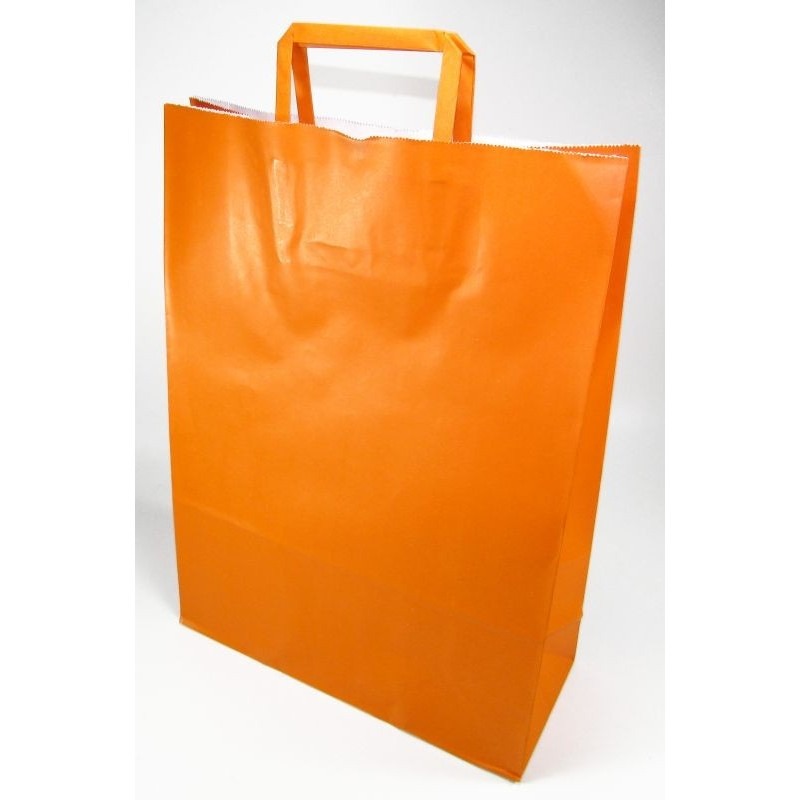 BOLSA REG.C/MJA.31x33x11cm.A.NARANJA
