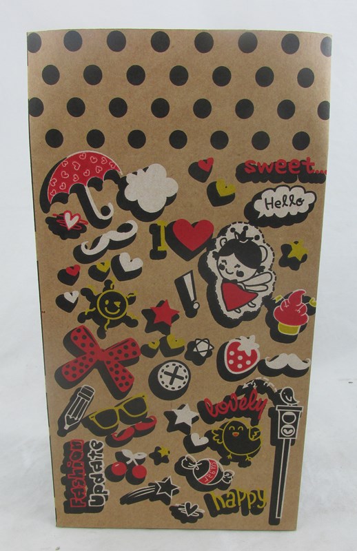 SOBRE REGALO 14x08x26cm.x1u.COOL MIX