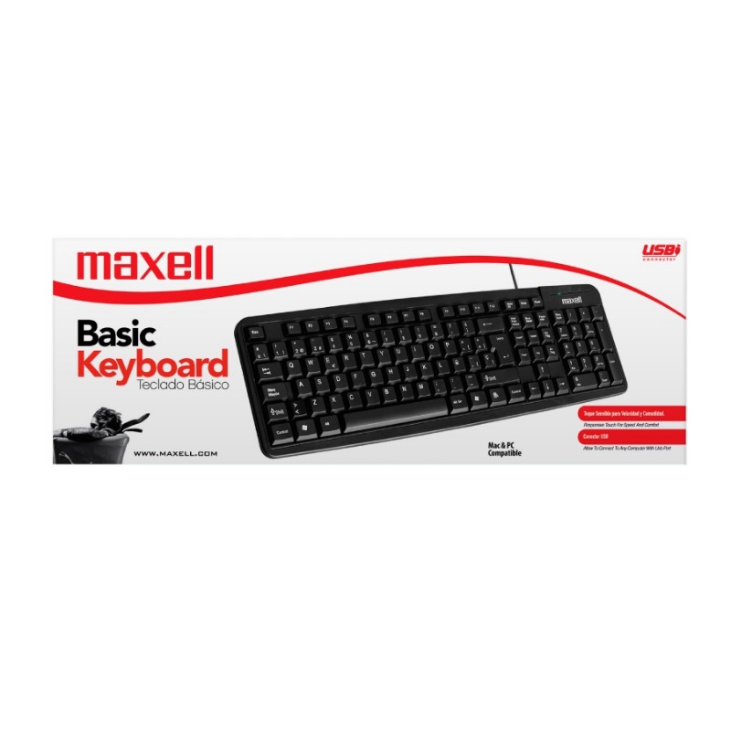TECLADO KB-90 NEGRO MAXELL