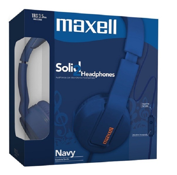 AURICULAR SMS-10 SOLID2 NAVY MAXELL