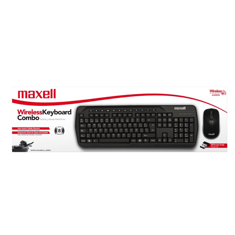 COMBO TECLADO+MOUSE WKBC-200 INALAMBRICO MAXELL