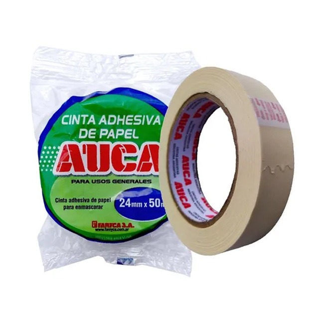 CINTA ENMASCARAR 24mm.x50m.AUCA