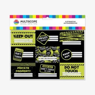 ETIQUETAS ESC. x1u.(9rotulo) KEEP OUT