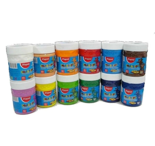 TEMPERA 250ml.ESCOLAR POTE MAPED