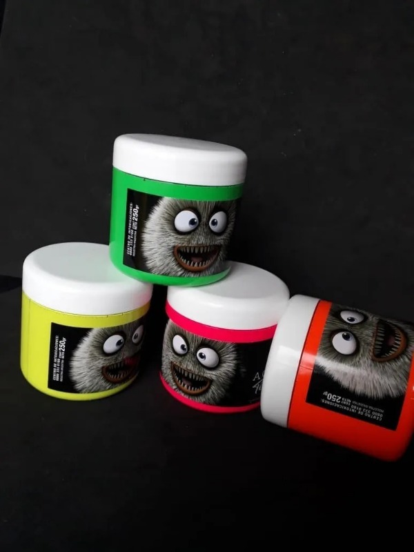 TEMPERA POTE 250ml.ESCOLAR FLUO ACUAREL
