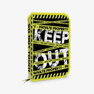 CANOPLA 1 PISO DESPLEG.KEEP OUT NEON