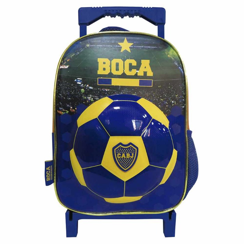 MOCHILA C/CARRO 12" BOCA JUNIORS