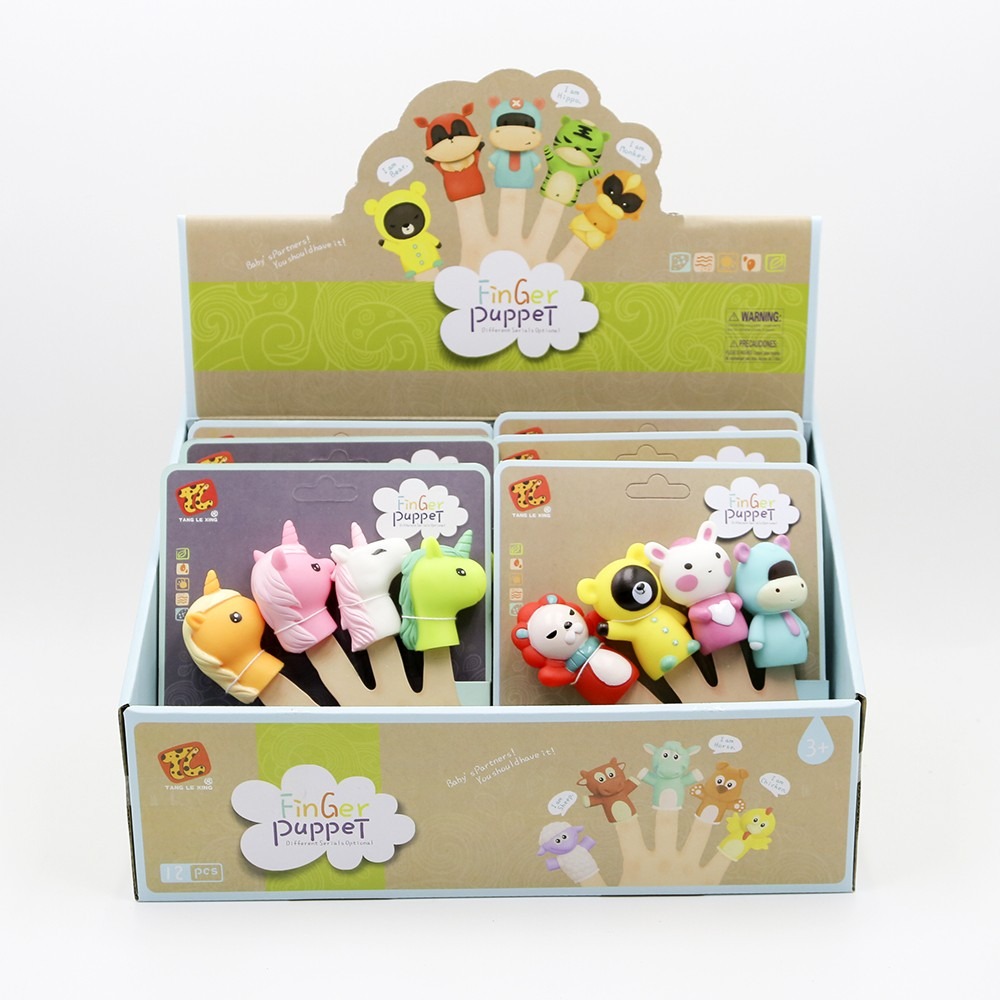 TITERES DE DEDOS DE GOMA UNICORNIOS