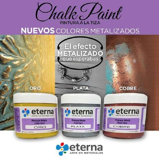 PINTURA MATE COLOR METAL 200cc.ETERNA