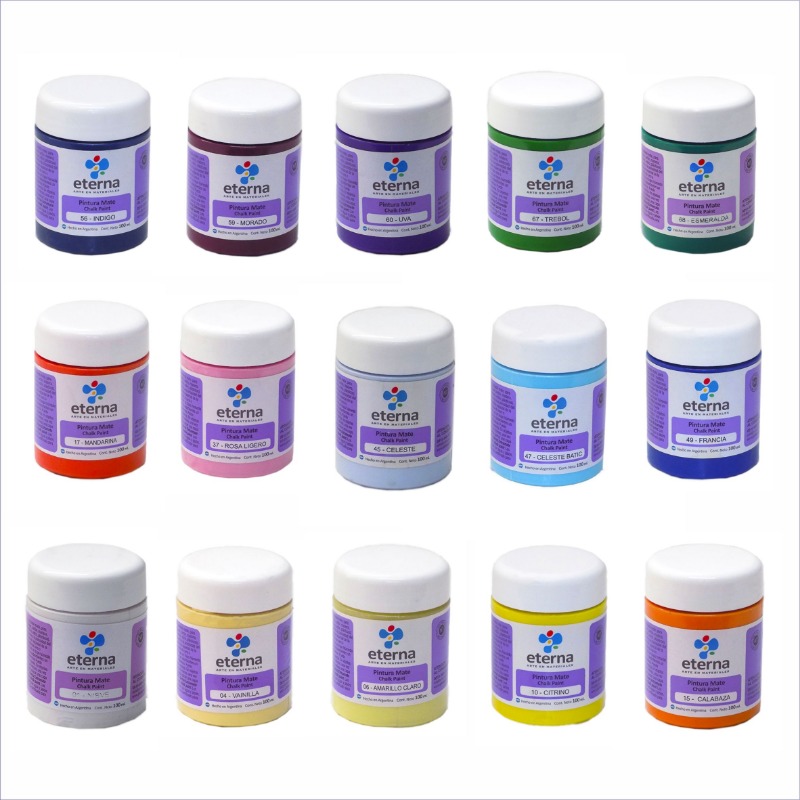 PINTURA MATE COLOR 100cc.ETERNA