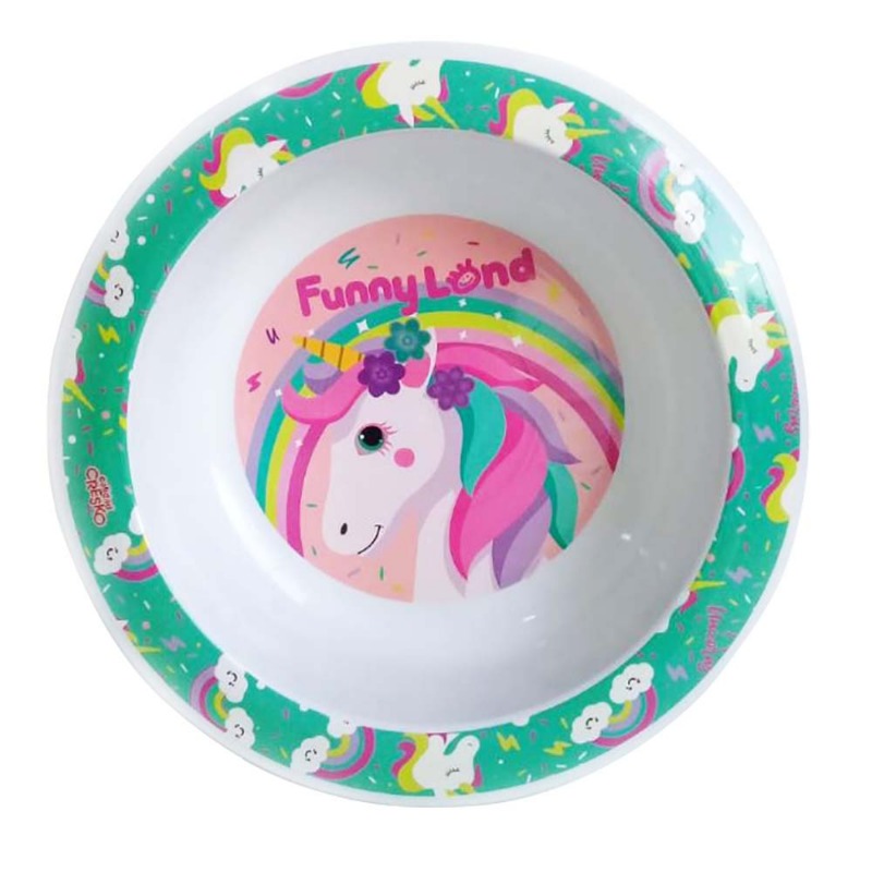 BOWL MELAMINA UNICORNIO