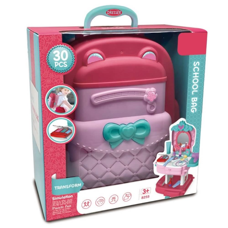 MOCHILA C/ SET P/MAQUILLAJE 30 pcs. 