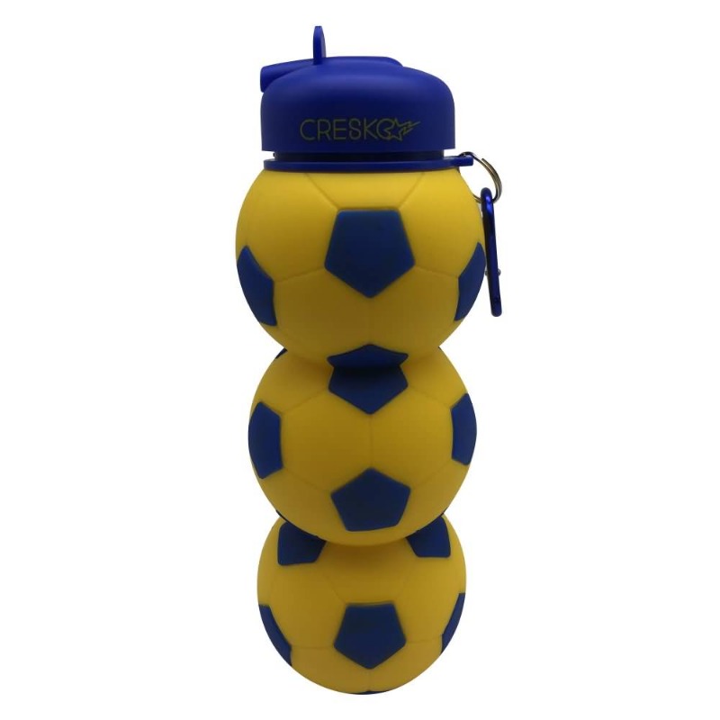 BOTELLA DE AGUA SILICONA PLEGABLE 800cc.