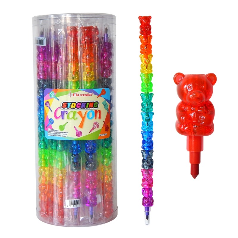 CRAYON PUNTAS INTERCAM.x10 COLORES OSITOS