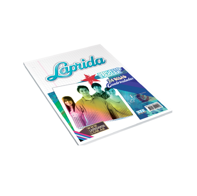 LAPRIDA*REPUESTO 24HJS CUAD.PP.90GR.